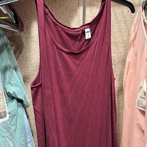 Burgundy/Maroon Tank